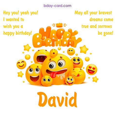 Birthday Images For David 💐 — Free Happy Bday Pictures And Photos