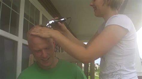 Shaving Daddy S Head Mov Youtube