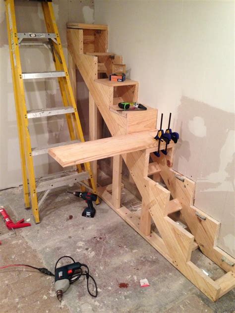 How To Build Floating Stairs Handy Father Stair Installation Loft