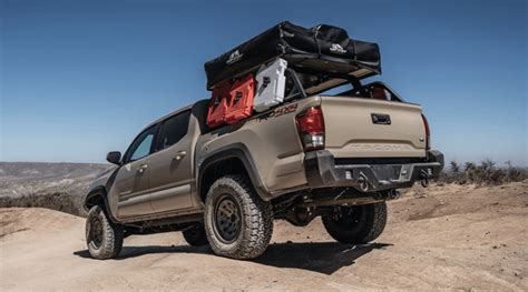 The Body Armor 4x4 Toyota Tacoma Overland Rack Adds Full Size Storage