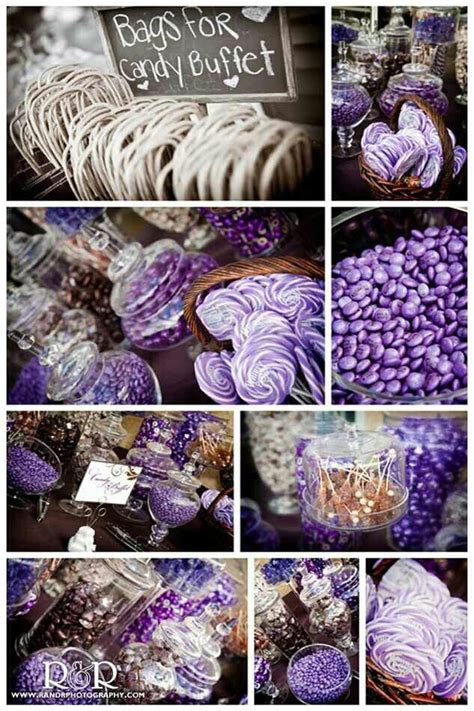 purple candy bar candy bar wedding purple candy bar purple candy buffet