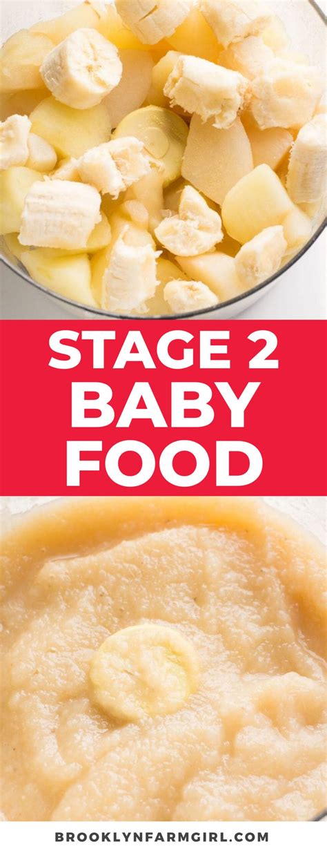 Apple Pear And Banana Baby Food Recipe Brooklyn Farm Girl