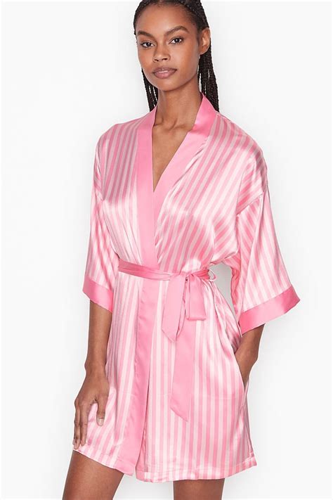 Buy Victorias Secret Flounce Satin Dressing Gown From The Next Uk