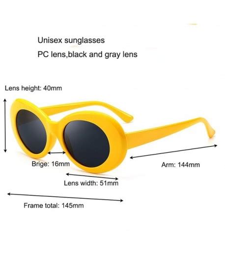 Clout Goggles Oval Mod Retro 80s Sunglasses Unisex Oversized Plastic