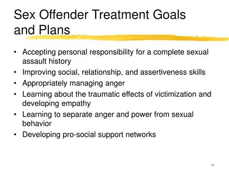Ppt Sex Offender Specific Treatment Powerpoint Presentation Free Download Id179330