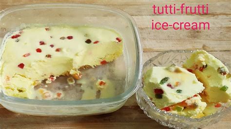Tutti Frutti Ice Cream Recipeबाजार जैसी आइसक्रीम घर पर बनाने की आसान
