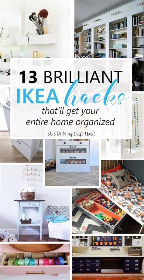 Bedroom ideas pinterest ikea hacks around jacuzzi. 13 Brilliant IKEA Hack Ideas for Home Organization|Sustain ...