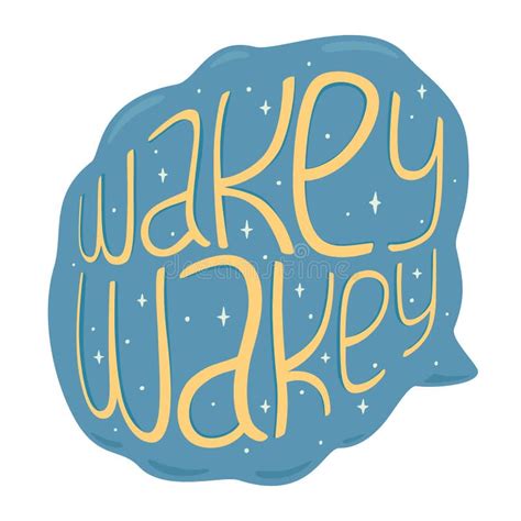 Wakey Wakey Card Stock Vector Illustration Of Alarm 143255885