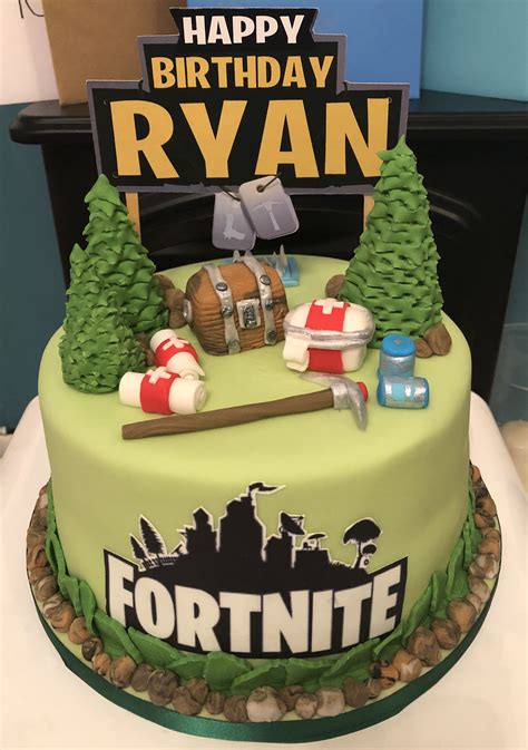 Fortnite's second birthday event is now live and offers exclusive rewards to help players celebrate! Fortnite cake, battle royal cake | Birthday cake for son ...