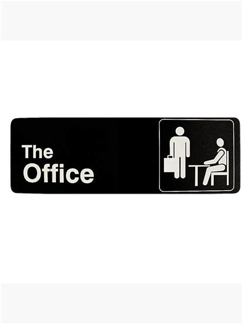 The Office Logo Poster By Plikrop Redbubble
