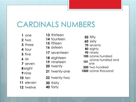 Ppt Cardinal And Ordinal Numbers Powerpoint Presentation Id2359260