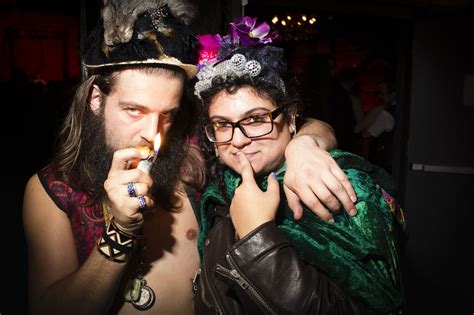 A Brooklyn Party Where Thankgiving Dinner Is Served On Nude Bodies