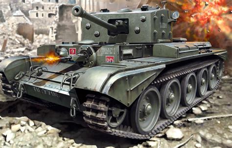 Wallpaper Figure Art Uk Tank Cruiser Cromwell British Medium