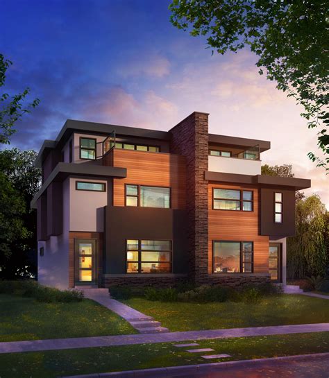 Detached houses and Townhomes | Architectural Renderings 3D Digital