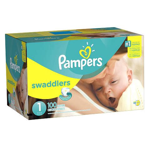 Pampers Swaddlers Size 1 Diapers Super Pack 100 Count From Holly Toy
