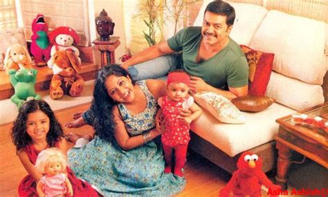 Asha Ashish Malayalam Actor Indrajith And Poornima Indrajith With Daughters