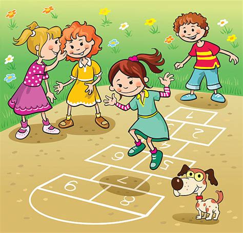 Hopscotch Clip Art Vector Images And Illustrations Istock