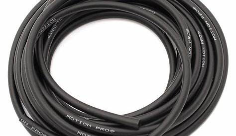 Motion Pro Black Tygon Motorcycle Fuel Gas Line - 1/4" (6mm) - SOLD BY