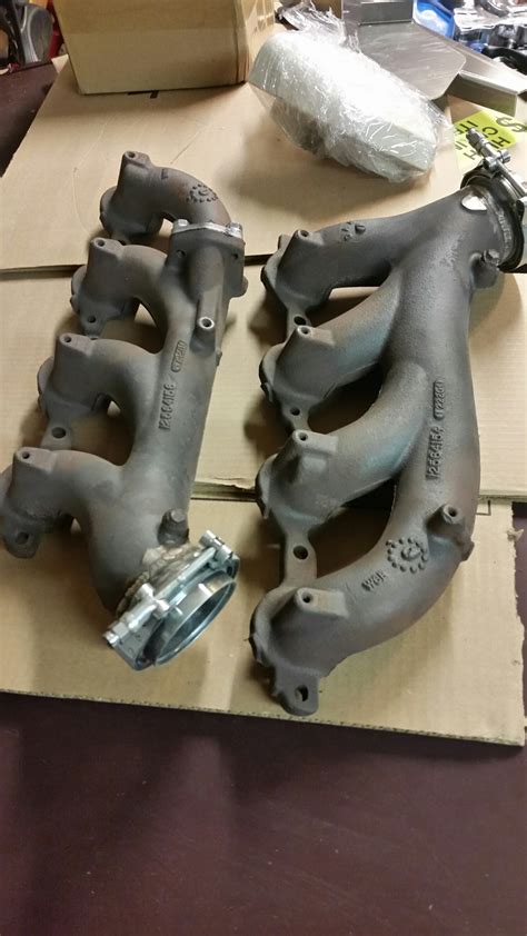 Truck Exhaust Manifolds With V Band Clamps Ls1tech Camaro And