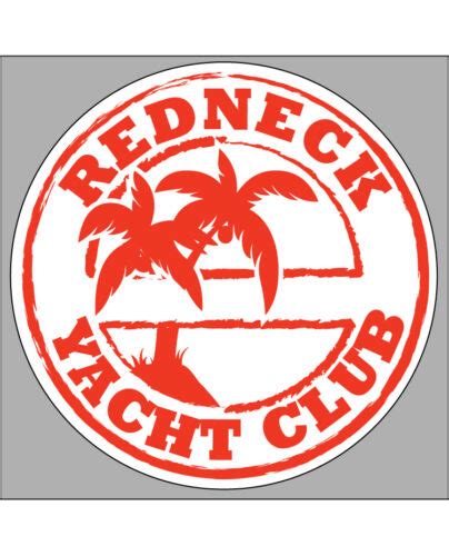 Redneck Yacht Club Decal Swamp24