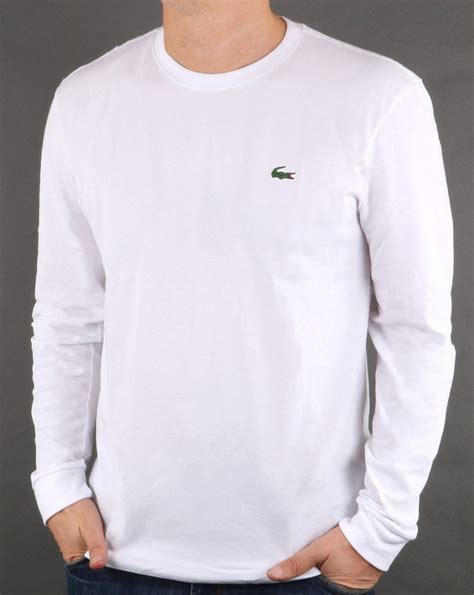 71 results for long sleeve white shirt. Lacoste Long Sleeve T-shirt White, Mens, Tee, Smart ...