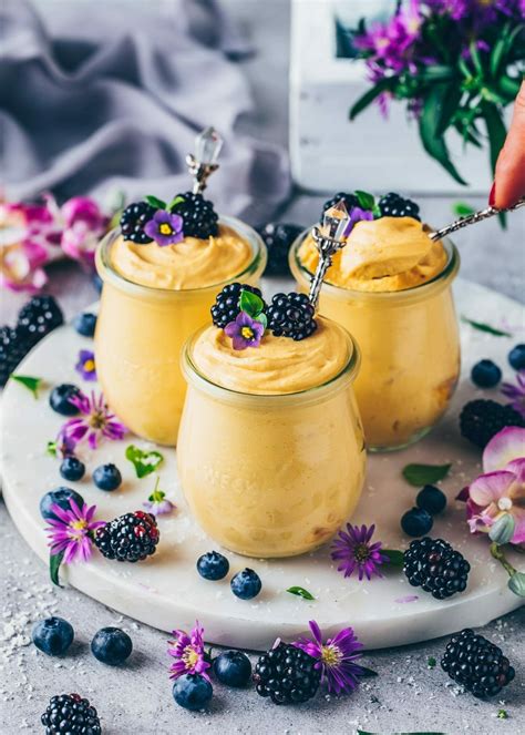Vegan Mango Mousse Dessert Quick And Easy Bianca Zapatka Recipes Recipe In 2020 Mango