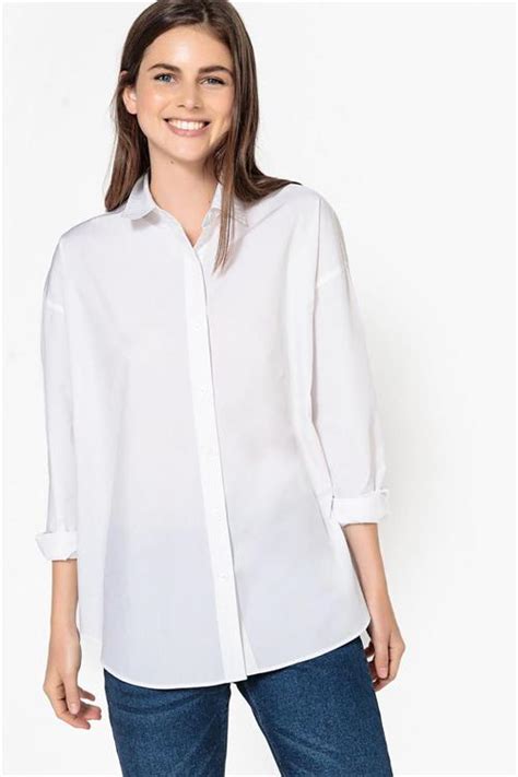 20 Camisas Blancas De Mujer Zara Mango Massimo Duti Pull And Bear
