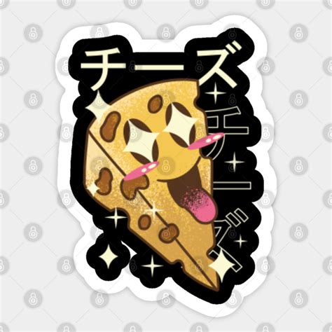 Happy Cheese Kawaii Kawaii Cheese Sticker Teepublic