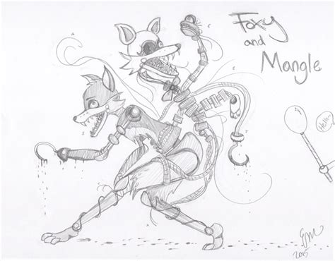 Foxy X Mangle By Gameraider100 On Deviantart