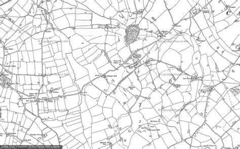 Historic Ordnance Survey Map Of Billington 1880 1882