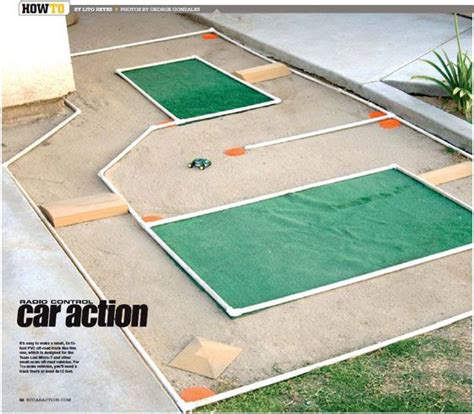 Backyard Rc Track I Would Modify The Materials Used But Love The
