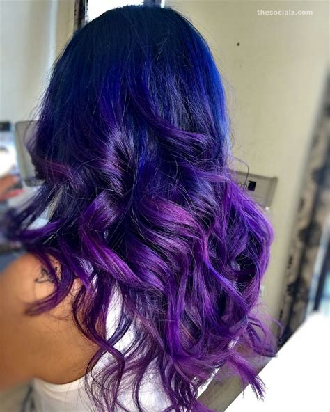 40 Blue Hair Color Ideas Blue Purple Hair Hair Color Blue Ombre Hair