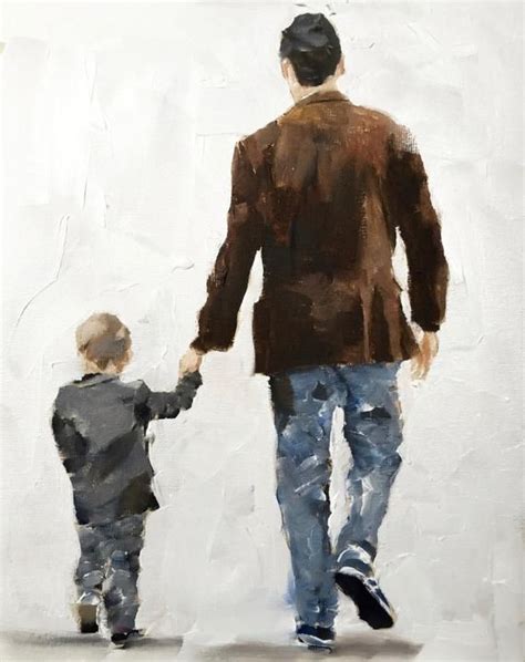 After And Son Painting Wall Art Canvas Print Fine Art From Original Oil