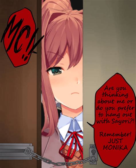 Monika Just Checking Up On Mc Ddlc