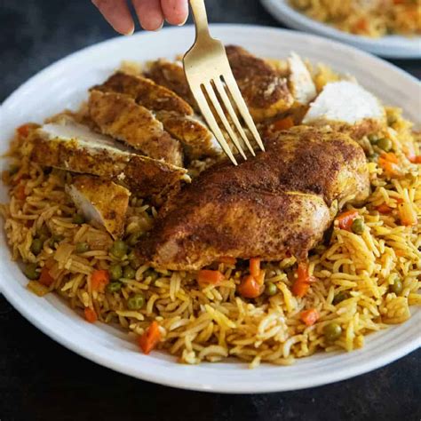 Middle Eastern Chicken And Rice Recipe — Unicorns In The Kitchen My