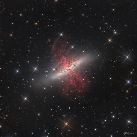 The Cigar Nebula Messier 82 — Aapod2com