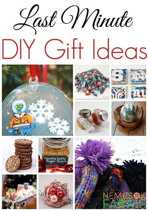 Your father is sure to appreciate something you made for him more than anything you could buy, anyway. Last Minute DIY Gift Ideas - Nemcsok Farms