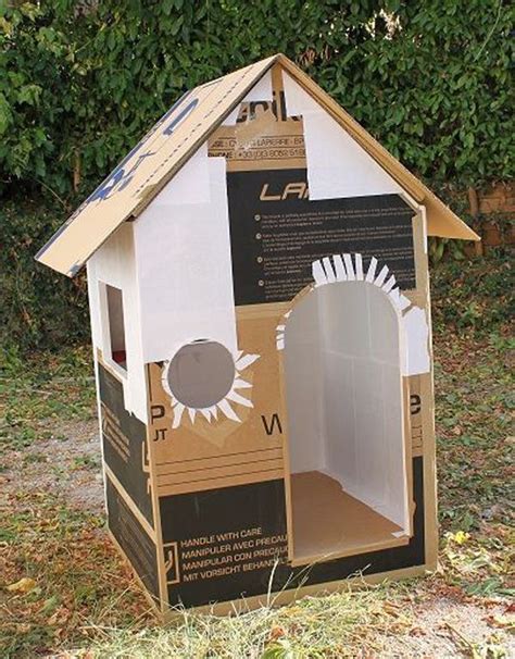 20 Awesome Cardboard Playhouse Design For Kids Styles And Decor