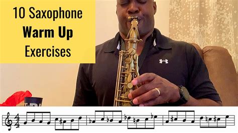 Saxophone Warm Up Exercises Youtube