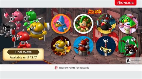 Switch Onlines Missions And Rewards Adds Super Mario Rpg Icons