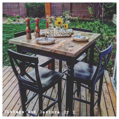 We did not find results for: Rustic Painted Furniture: High Top Table Redo | Rustic ...