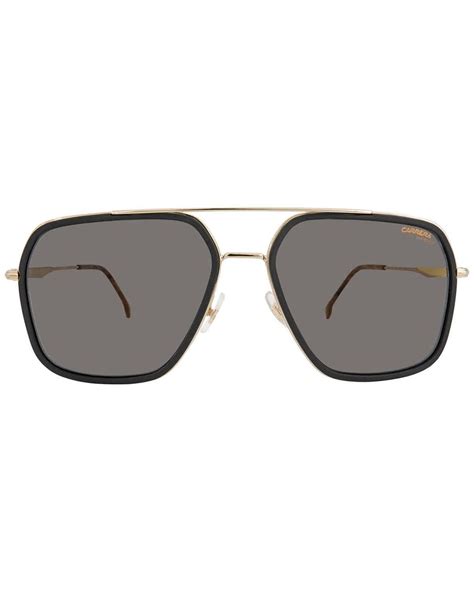 carrera grey gold mirror navigator sunglasses 273 s 02m2 jo 59 in black for men lyst