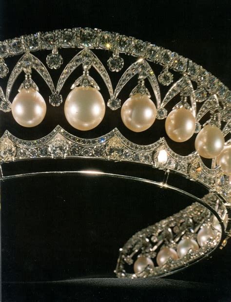 A Close Up Of The Reconstructed Pearl Kokoshnik Originally Made By