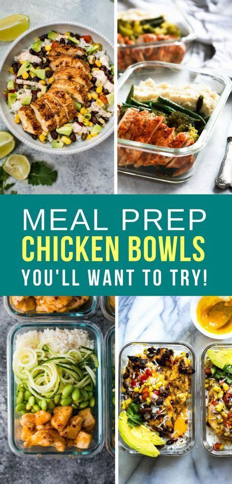 Chicken Meal Prep Bowls That Will Help You Get Through The Week Meal