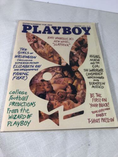 Playboy Sept Pom Whitney Kaine Kurt Vonnegut Jr David Bowie