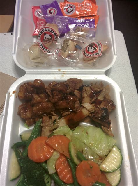 Panda express is an american fast food restaurant chain that serves american chinese cuisine. "The Plate" Orange chicken, Grilled teriyaki chicken ...