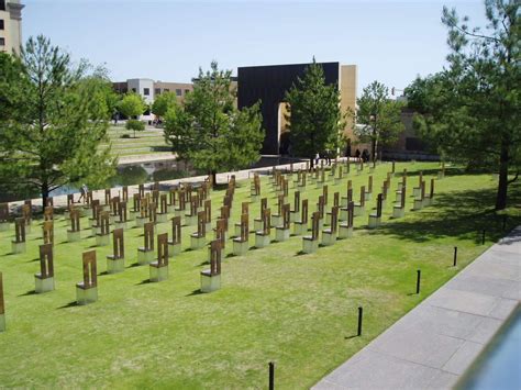 The Oklahoma City National Memorial The Outdoor Symbolic Memorial Is A