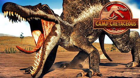 New Spinosaurus Camp Cretaceous The Hunt Dinosaur Mod Showcase Jurassic World Evolution 2