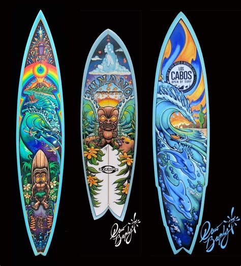 Surfboard Art Club Of The Waves