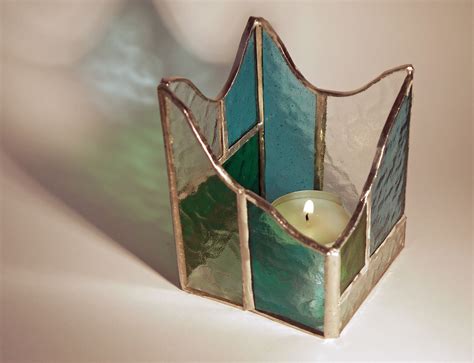 Check spelling or type a new query. Stained glass votive / candle holder | Stained glass ...